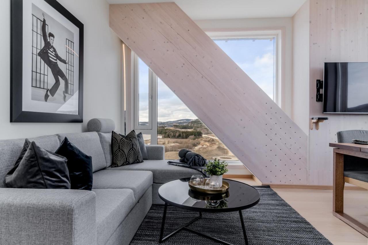 Mjos Tower Apartment - Lovely City View Ringsaker Exterior photo